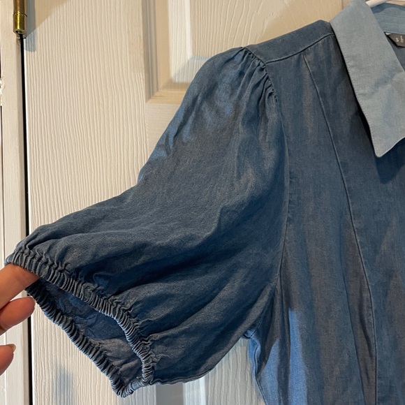 Sharagano Size 12 Button-Front Dress - Picture 6 of 15